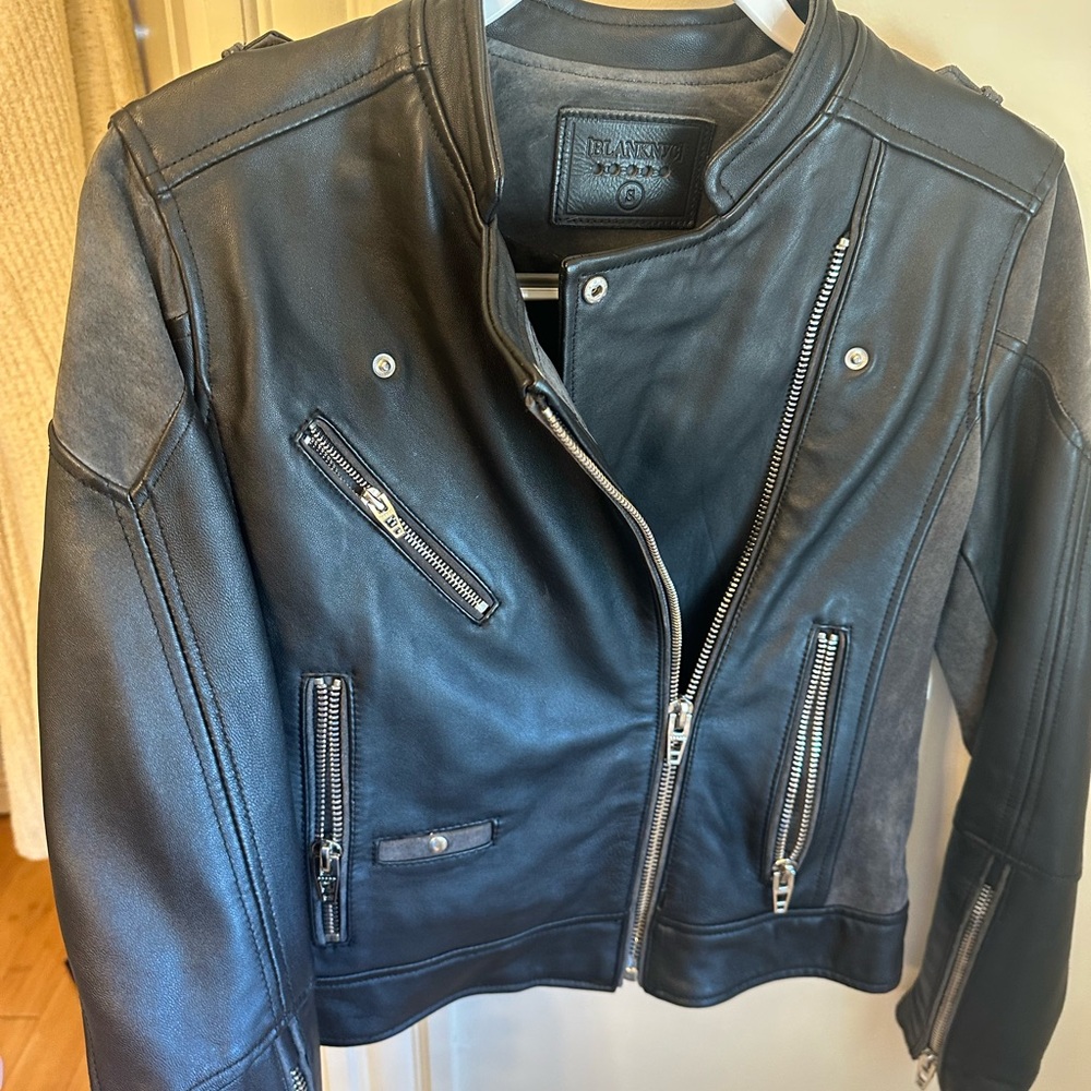 Blank NYC Leather and Suede Jacket